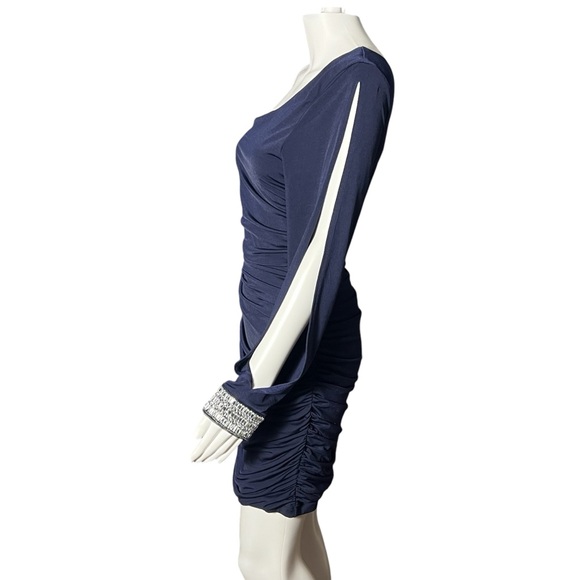 Emerald Sundae - Women’s Rhinestone One Shoulder Dress Sz. LG - Picture 2 of 6